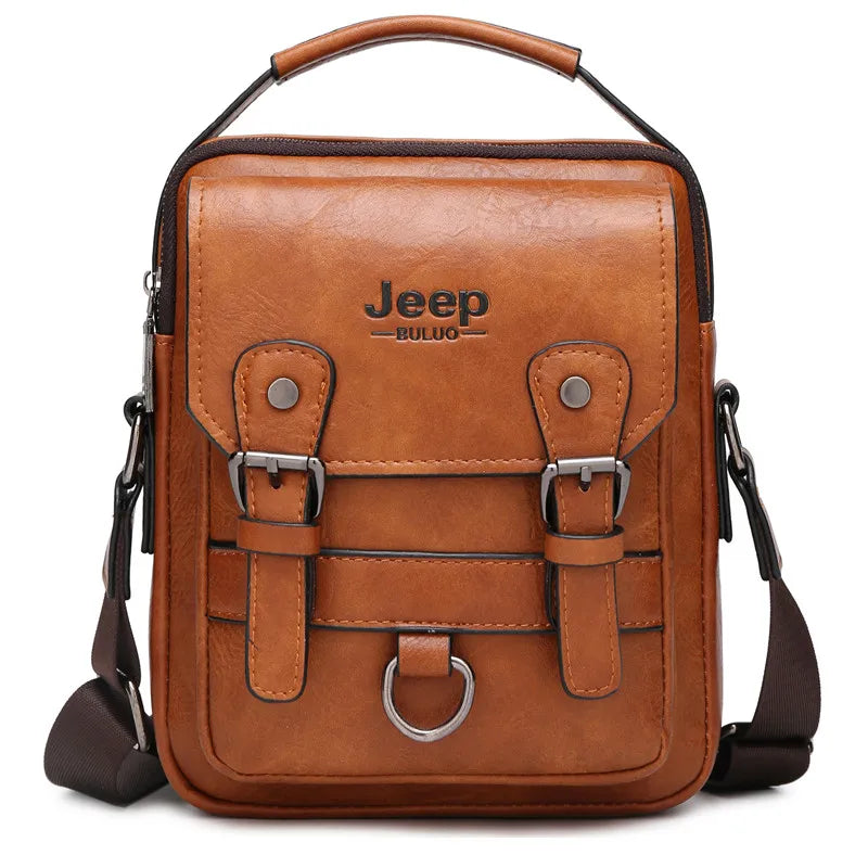 Borsa a Tracolla JEEP BULUO - Pelle Premium Multifunzione Uomo