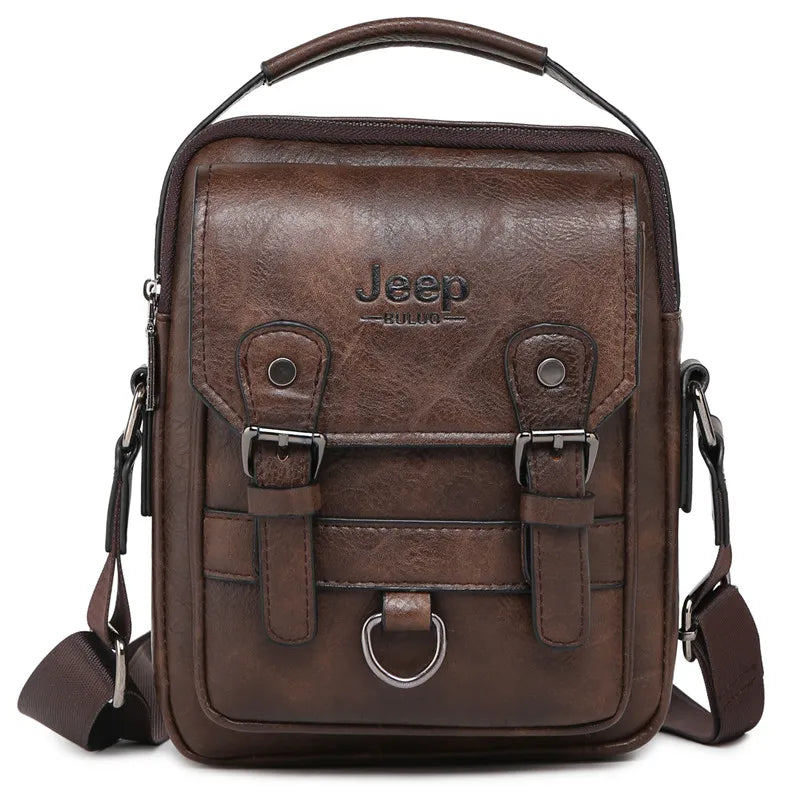 Borsa a Tracolla JEEP BULUO - Pelle Premium Multifunzione Uomo