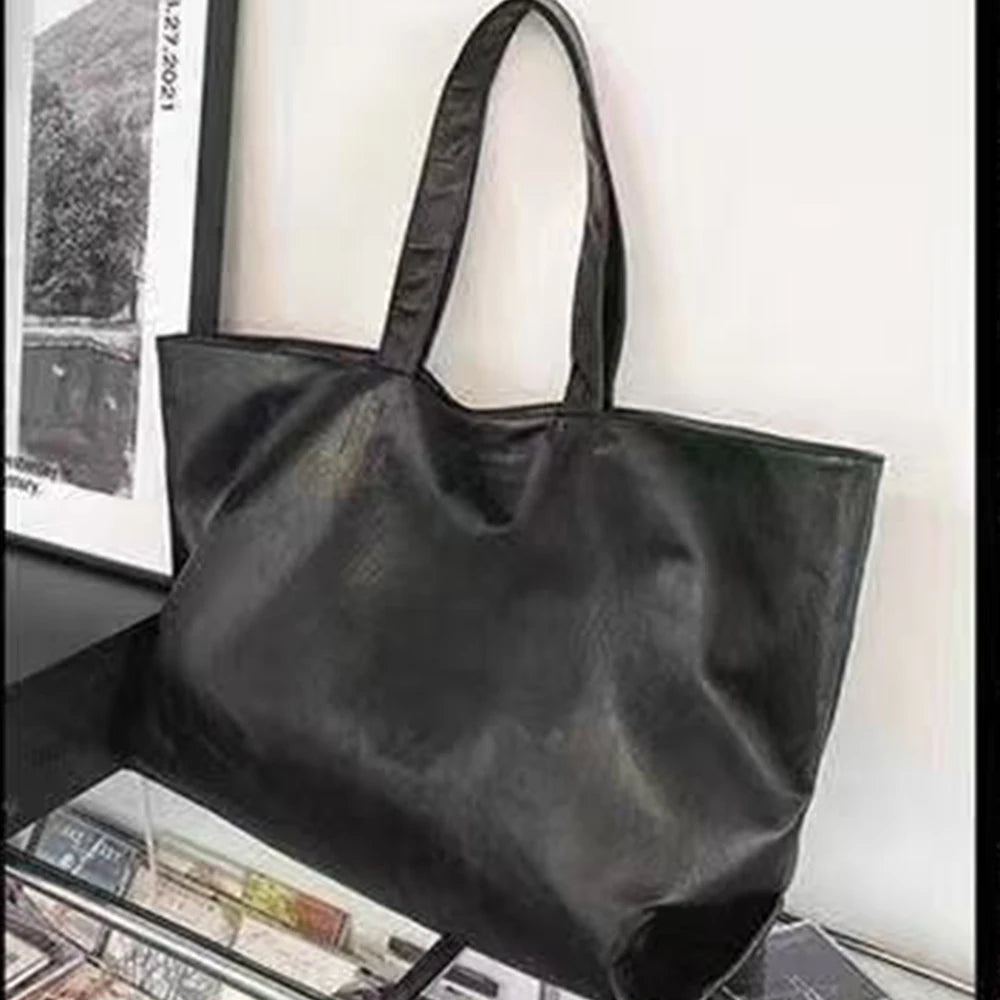Borsa Tote Donna Grande Capacità - Pelle PU Morbida Designer