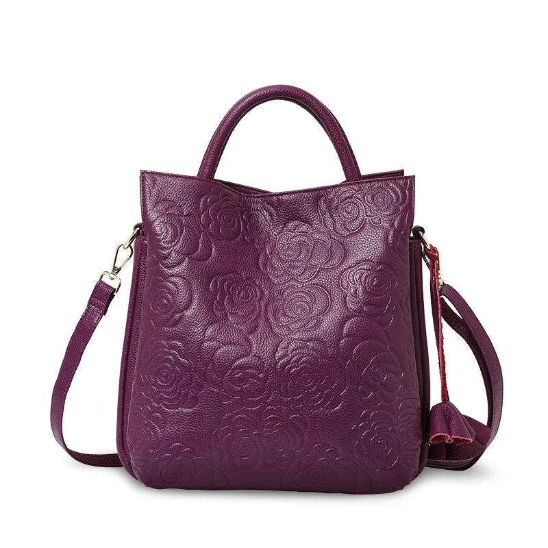 Borsa Donna Intrecciata Nera - Pelle Bovina Luxury Lavoro