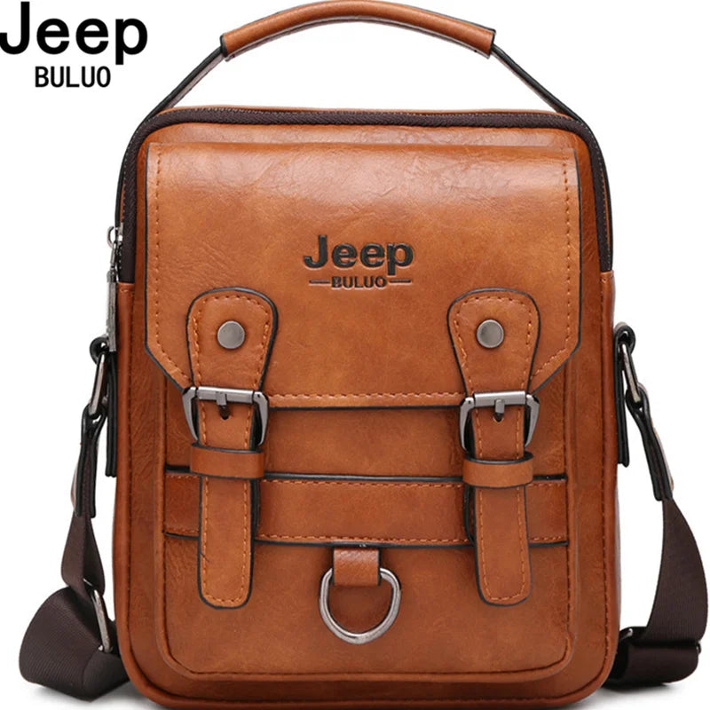 Borsa a Tracolla JEEP BULUO - Pelle Premium Multifunzione Uomo